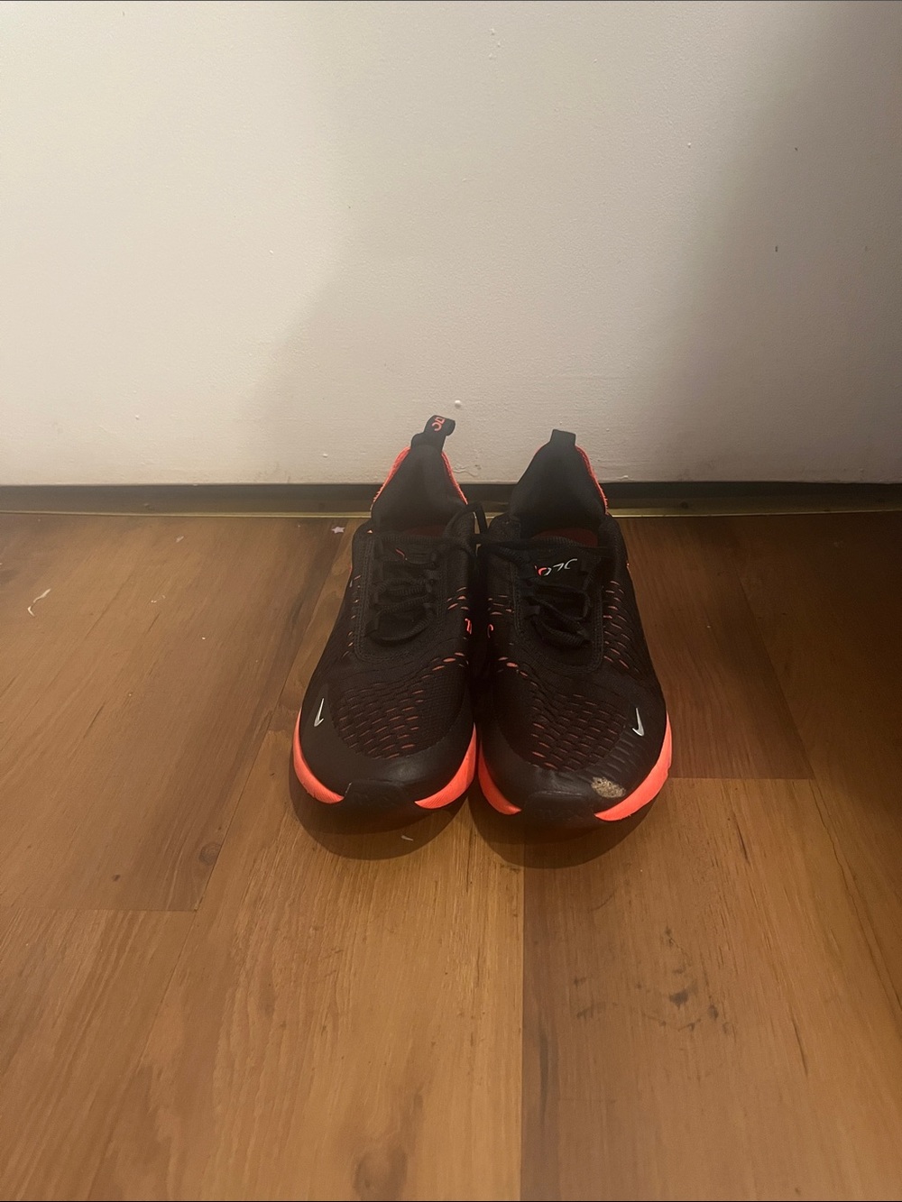 Black and Coral Women's Running Sneakers
